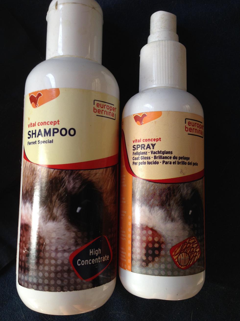 shampoo und spray